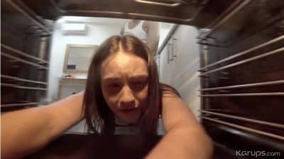 Matty Stuck In The Oven ติดเตาอบ เลยโดนประกบจากด้านหลัง xxxฝรั่ง